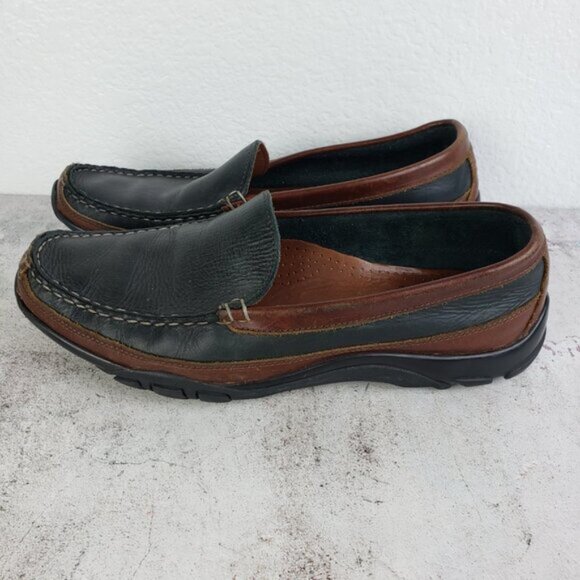 Allen Edmonds $295 Boulder Venetian Driving Moccasin Leather Shoes size 10.5D - Picture 7 of 14
